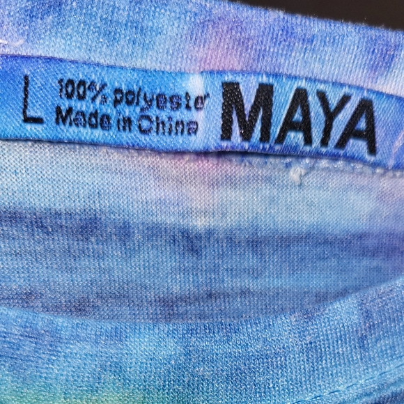 Maya Tie Dye Tee | Size L |Juniors - Picture 3 of 3